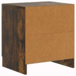 vidaXL Nočný stolík Dymový dub 43 x 34,5 x 47 cm Kompozitné drevo – Obrázok 6