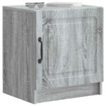 vidaXL Nočný stolík Sivá sonoma 43 x 34,5 x 47 cm Kompozitné drevo – Obrázok 2