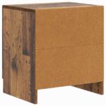 vidaXL Nočný stolík 2 pcs Staré drevo 43 x 34,5 x 47 cm – Obrázok 7