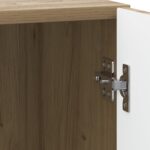 vidaXL Nočný stolík 2 pcs Dub artisan 43 x 34,5 x 47 cm – Obrázok 9