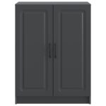 vidaXL Servírovacia skriňa Čierna 66 x 34,5 x 87 cm Kompozitné drevo – Obrázok 6