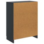 vidaXL Servírovacia skriňa Čierna 66 x 34,5 x 87 cm Kompozitné drevo – Obrázok 8