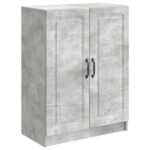 vidaXL Servírovacia skriňa Betónovo sivá 66 x 34,5 x 87 cm – Obrázok 2
