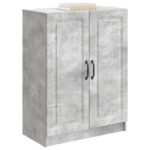 vidaXL Servírovacia skriňa Betónovo sivá 66 x 34,5 x 87 cm – Obrázok 3