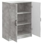 vidaXL Servírovacia skriňa Betónovo sivá 66 x 34,5 x 87 cm – Obrázok 5