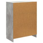 vidaXL Servírovacia skriňa Betónovo sivá 66 x 34,5 x 87 cm – Obrázok 8