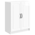 vidaXL Servírovacia skriňa Biela s vysokým leskom 66 x 34,5 x 87 cm – Obrázok 2