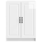 vidaXL Servírovacia skriňa Biela s vysokým leskom 66 x 34,5 x 87 cm – Obrázok 6