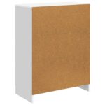 vidaXL Servírovacia skriňa Biela s vysokým leskom 66 x 34,5 x 87 cm – Obrázok 8