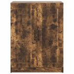 vidaXL Servírovacia skriňa Dymový dub 66 x 34,5 x 87 cm – Obrázok 6
