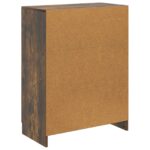 vidaXL Servírovacia skriňa Dymový dub 66 x 34,5 x 87 cm – Obrázok 8