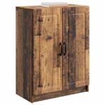 vidaXL Servírovacia skriňa Staré drevo 66 x 34,5 x 87 cm – Obrázok 3