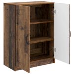 vidaXL Servírovacia skriňa Staré drevo 66 x 34,5 x 87 cm – Obrázok 5
