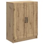 vidaXL Servírovacia skriňa Dub artisan 66 x 34,5 x 87 cm – Obrázok 2