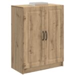 vidaXL Servírovacia skriňa Dub artisan 66 x 34,5 x 87 cm – Obrázok 3