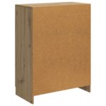 vidaXL Servírovacia skriňa Dub artisan 66 x 34,5 x 87 cm – Obrázok 8