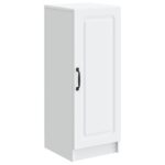 vidaXL Servírovacia skriňa Biela 33 x 34,5 x 87 cm Kompozitné drevo – Obrázok 2