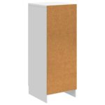 vidaXL Servírovacia skriňa Biela 33 x 34,5 x 87 cm Kompozitné drevo – Obrázok 8