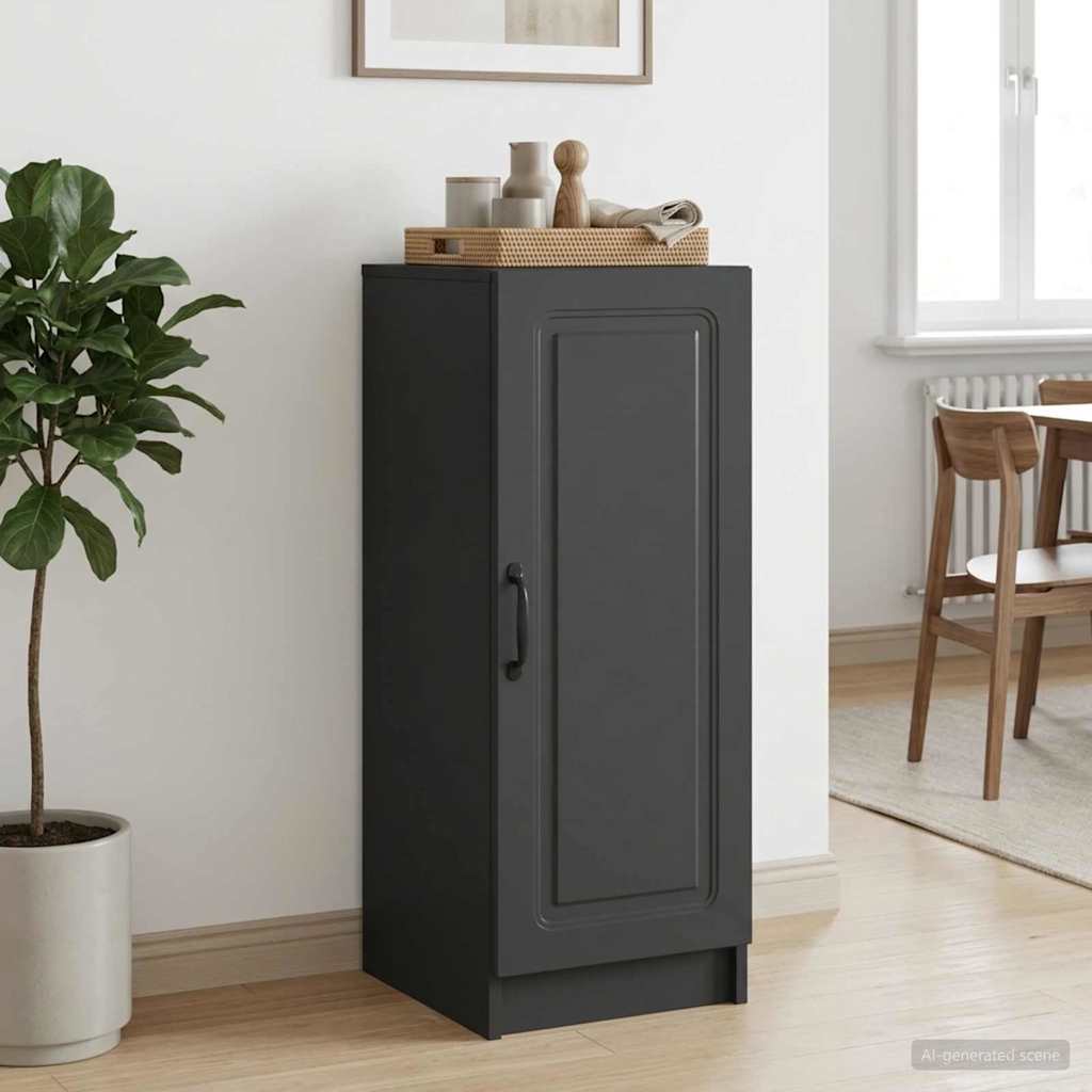 895746_1.jpg vidaXL Servírovacia skriňa Čierna 33 x 34,5 x 87 cm Kompozitné drevo – Obrázok 1