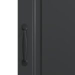 vidaXL Servírovacia skriňa Čierna 33 x 34,5 x 87 cm Kompozitné drevo – Obrázok 10