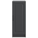 vidaXL Servírovacia skriňa Čierna 33 x 34,5 x 87 cm Kompozitné drevo – Obrázok 6