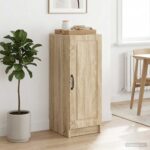 vidaXL Servírovacia skriňa Dub sonoma 33 x 34,5 x 87 cm – Obrázok 4