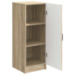 vidaXL Servírovacia skriňa Dub sonoma 33 x 34,5 x 87 cm – Obrázok 5
