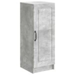 vidaXL Servírovacia skriňa Betónovo sivá 33 x 34,5 x 87 cm – Obrázok 2