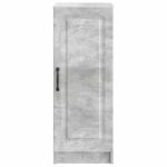 vidaXL Servírovacia skriňa Betónovo sivá 33 x 34,5 x 87 cm – Obrázok 6