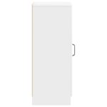 vidaXL Servírovacia skriňa Biela s vysokým leskom 33 x 34,5 x 87 cm – Obrázok 7