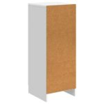 vidaXL Servírovacia skriňa Biela s vysokým leskom 33 x 34,5 x 87 cm – Obrázok 8