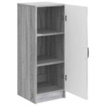 vidaXL Servírovacia skriňa Sivá sonoma 33 x 34,5 x 87 cm – Obrázok 5