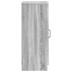 vidaXL Servírovacia skriňa Sivá sonoma 33 x 34,5 x 87 cm – Obrázok 7