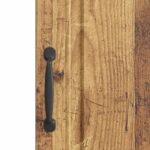 vidaXL Servírovacia skriňa Staré drevo 33 x 34,5 x 87 cm – Obrázok 10