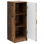 vidaXL Servírovacia skriňa Staré drevo 33 x 34,5 x 87 cm – Obrázok 5