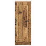 vidaXL Servírovacia skriňa Staré drevo 33 x 34,5 x 87 cm – Obrázok 6