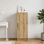 vidaXL Servírovacia skriňa Dub artisan 33 x 34,5 x 87 cm – Obrázok 4