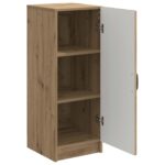 vidaXL Servírovacia skriňa Dub artisan 33 x 34,5 x 87 cm – Obrázok 5
