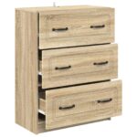 vidaXL Zásuvkový kabinet Dub sonoma 66 x 34,5 x 87 cm Kompozitné drevo – Obrázok 4