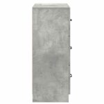 vidaXL Zásuvkový kabinet Betónovo sivá 66 x 34,5 x 87 cm – Obrázok 5