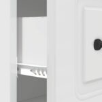 vidaXL Zásuvkový kabinet Biela s vysokým leskom 66 x 34,5 x 87 cm – Obrázok 8