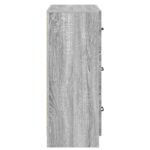 vidaXL Zásuvkový kabinet Sivá sonoma 66 x 34,5 x 87 cm – Obrázok 5