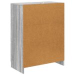vidaXL Zásuvkový kabinet Sivá sonoma 66 x 34,5 x 87 cm – Obrázok 6