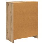 vidaXL Zásuvkový kabinet Dub artisan 66 x 34,5 x 87 cm – Obrázok 6