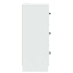 vidaXL Zásuvkový kabinet Biela 33 x 34,5 x 87 cm Kompozitné drevo – Obrázok 5