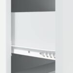 vidaXL Zásuvkový kabinet Biela 33 x 34,5 x 87 cm Kompozitné drevo – Obrázok 8