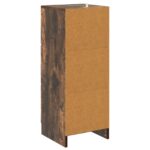 vidaXL Zásuvkový kabinet Dymový dub 33 x 34,5 x 87 cm Kompozitné drevo – Obrázok 6