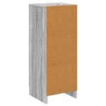 vidaXL Zásuvkový kabinet Sivá sonoma 33 x 34,5 x 87 cm – Obrázok 6