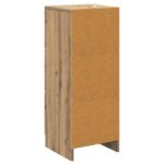 vidaXL Zásuvkový kabinet Dub artisan 33 x 34,5 x 87 cm – Obrázok 6