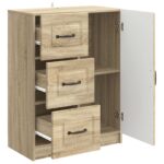 vidaXL Servírovacia skriňa so zásuvkou Dub sonoma 66 x 34,5 x 87 cm – Obrázok 5